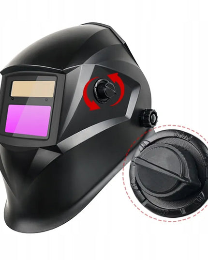 Automatinė suvirintojo kaukė Ideal ADF-1900 BLACK MIG MMA TIG ŠLIFAVIMAS
