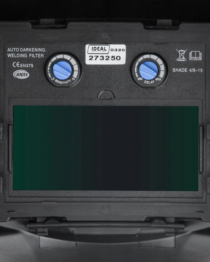 Automatinė suvirintojo kaukė Ideal ADF-1900 BLACK MIG MMA TIG ŠLIFAVIMAS