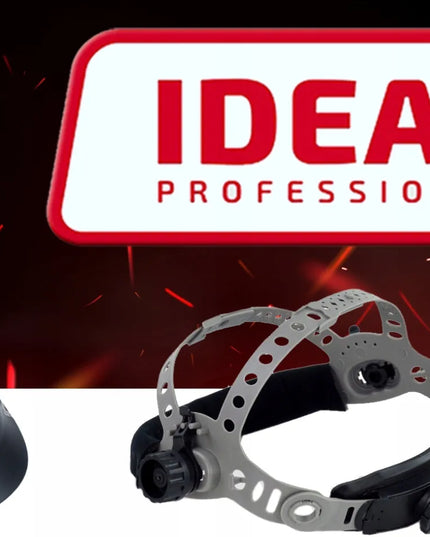 Automatinė suvirintojo kaukė Ideal ADF-1900 BLACK MIG MMA TIG ŠLIFAVIMAS