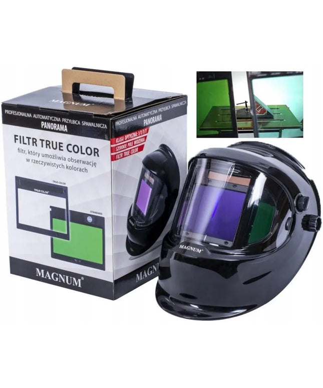 Automatinė suvirintojo kaukė Magnum Panorama True Color 4 jutikliai