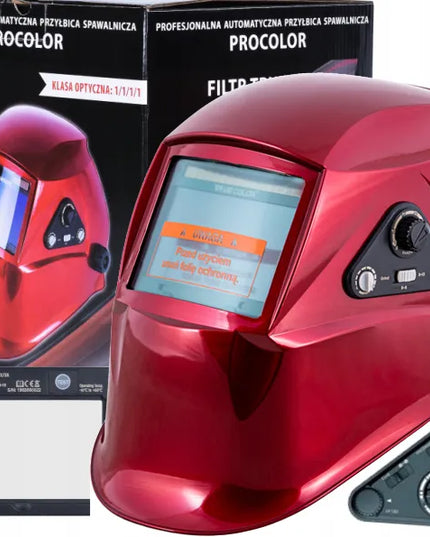 Automatinė suvirintojo kaukė MAGNUM PROCOLOR aukščiausios klasės 1/1/1/1 TC