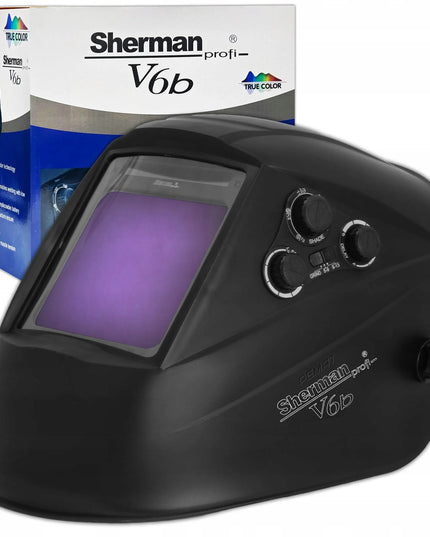 Automatinė suvirintojo kaukė Sherman V6b Profi TRUE COLOR DIN 5-13
