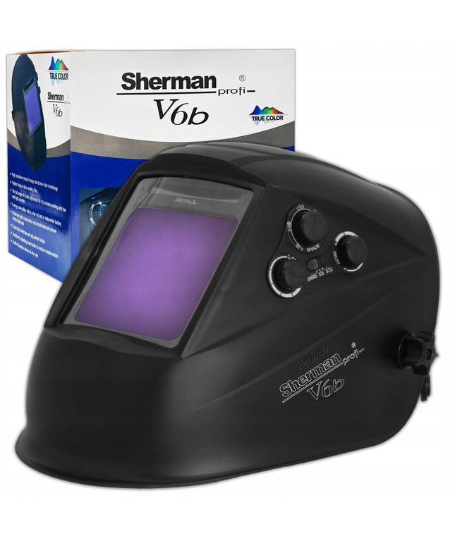 Automatinė suvirintojo kaukė Sherman V6b Profi TRUE COLOR DIN 5-13