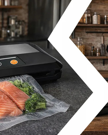 Automatinė vakuuminė maisto pakavimo mašina RETOO, 110W + plėvelė ir priedai