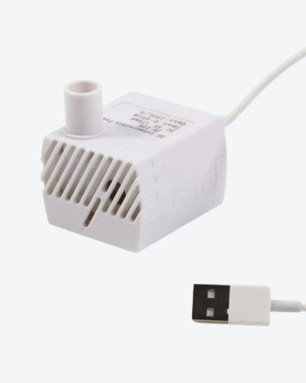 Automatinė vandens girdykla-fontanas Els Pet, 2,5 l, su LED apšvietimu ir filtru, balta/pilka