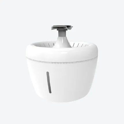 Automatinė vandens girdykla-fontanas Els Pet, 2,5 l, su LED apšvietimu ir filtru, balta/pilka