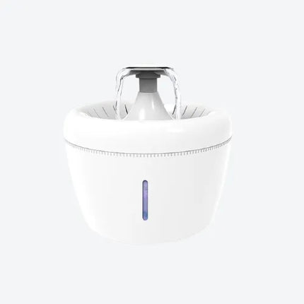 Automatinė vandens girdykla-fontanas Els Pet, 2,5 l, su LED apšvietimu ir filtru, balta/pilka