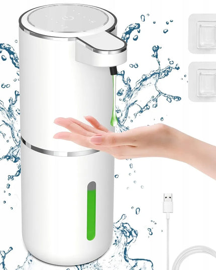 Automatinis bekontaktis muilo, skysto muilo, gelio ir šampūno dozatorius 380 ml