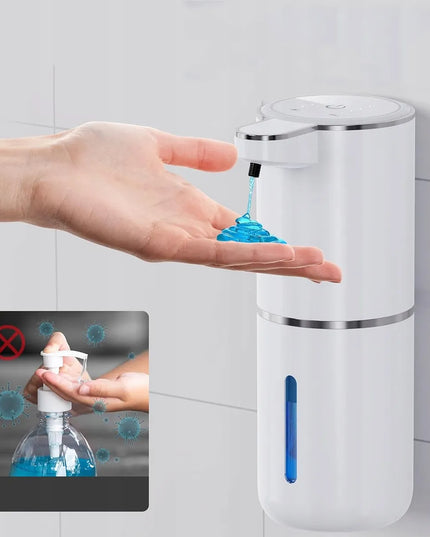 Automatinis bekontaktis muilo, skysto muilo, gelio ir šampūno dozatorius 380 ml