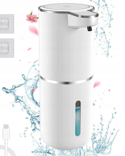 Automatinis bekontaktis muilo, skysto muilo, gelio ir šampūno dozatorius 380 ml
