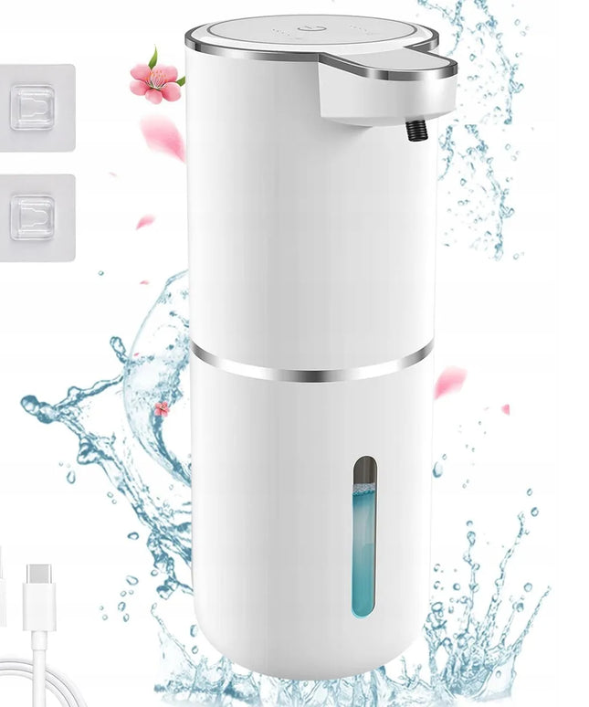 Automatinis bekontaktis muilo, skysto muilo, gelio ir šampūno dozatorius 380 ml