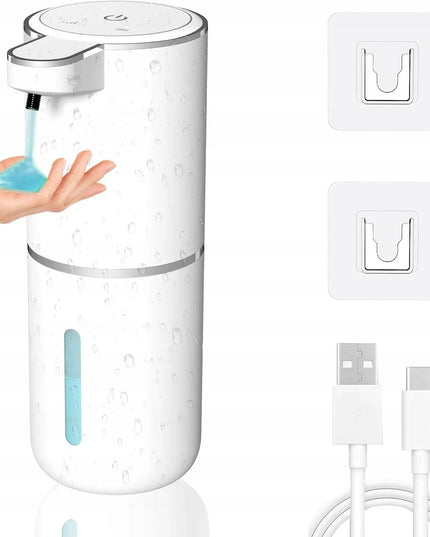 Automatinis bekontaktis muilo, skysto muilo, gelio ir šampūno dozatorius 380 ml