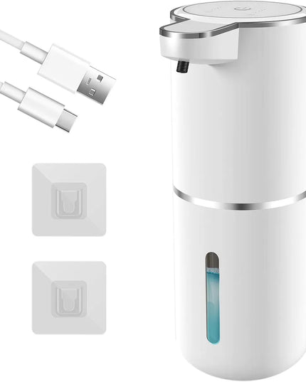 Automatinis bekontaktis muilo, skysto muilo, gelio ir šampūno dozatorius 380 ml