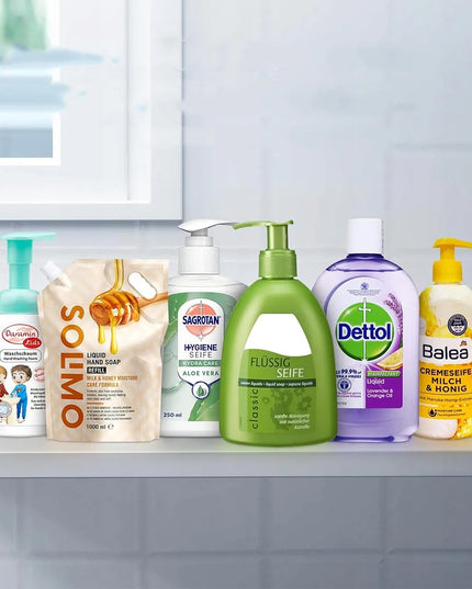 Automatinis bekontaktis muilo, skysto muilo, gelio ir šampūno dozatorius 380 ml
