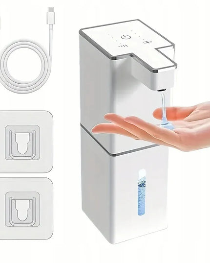 Automatinis beprisilietis skysto muilo, gelio ir šampūno dozatorius, 380ml