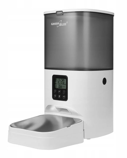 Automatinis ėdesio dozatorius, šėrykla šunims, katėms ir triušiams, 6L, USB