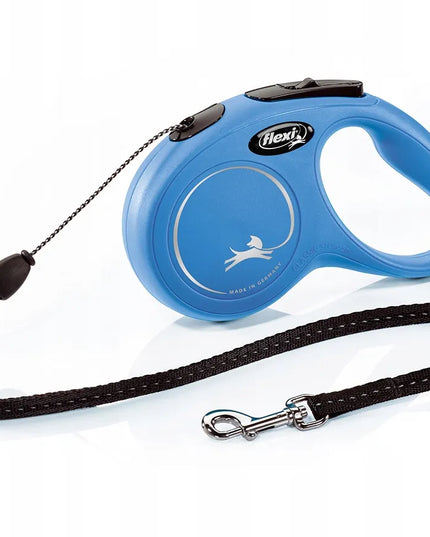 Automatinis Flexi Classic S šuns pavadėlis, mėlynas, 5 m, iki 12 kg