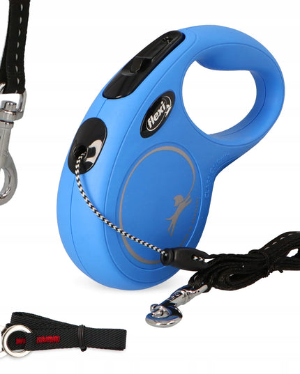 Automatinis Flexi Classic S šuns pavadėlis, mėlynas, 5 m, iki 12 kg