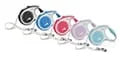 Automatinis „Flexi New Comfort“ pavadėlis – juodas, 8 m, L dydis, juostinis