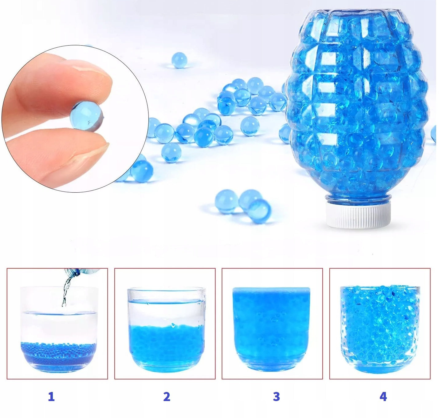 Automatinis Gel Gun Blasteris su Vandens Kamuoliukais ir Pilnu Rinkiniu 14+