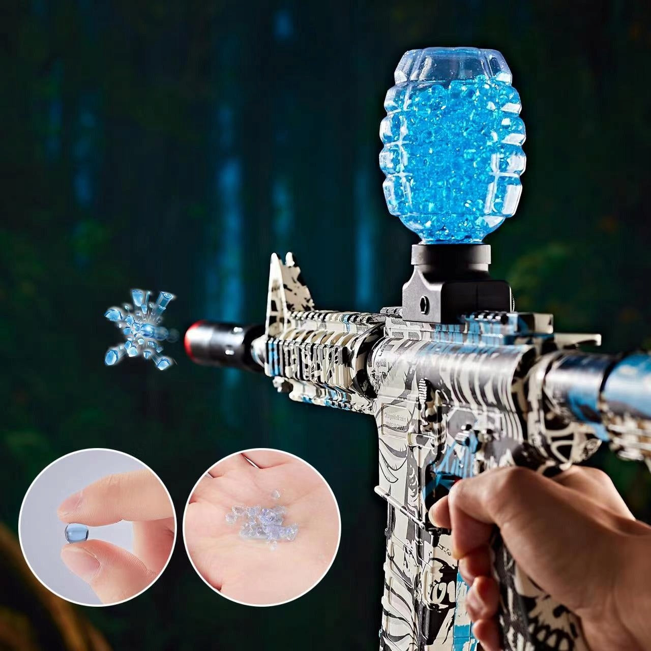 Automatinis Gel Gun Blasteris su Vandens Kamuoliukais ir Pilnu Rinkiniu 14+