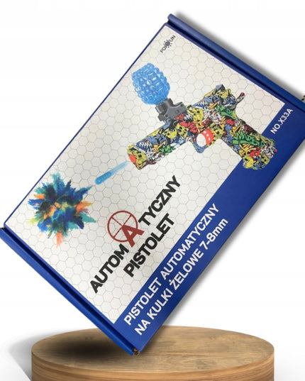 Automatinis Gel Gun Deagle CS su Vandens Kamuoliukais ir Pilnu Rinkiniu 14+