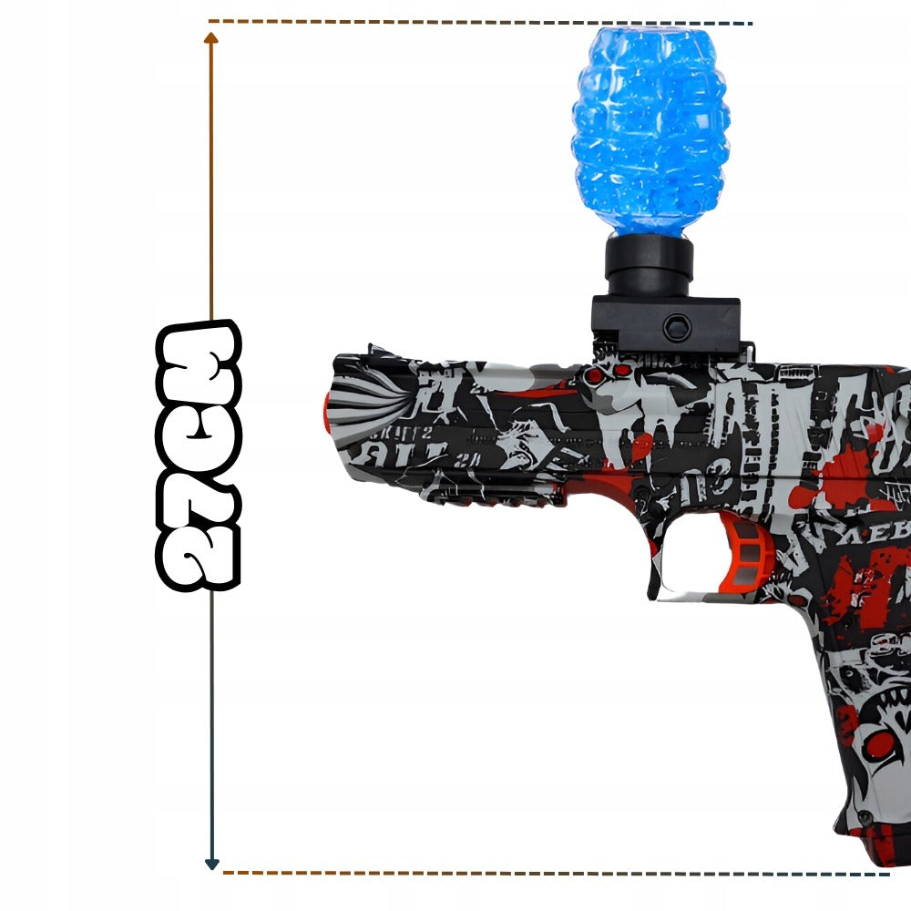 Automatinis Gel Gun Deagle CS su Vandens Kamuoliukais ir Pilnu Rinkiniu 14+