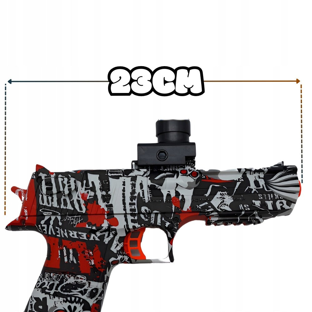 Automatinis Gel Gun Deagle CS su Vandens Kamuoliukais ir Pilnu Rinkiniu 14+