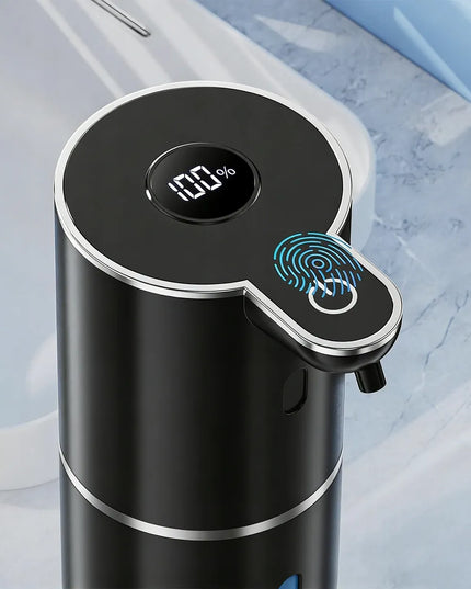 Automatinis indų ploviklio ir muilo dozatorius su jutikliu 380ml juodas