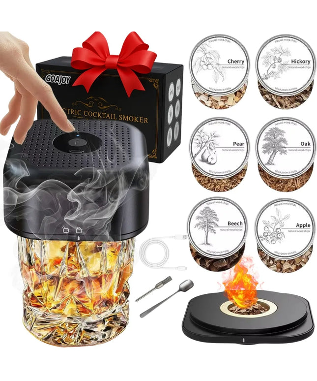 Automatinis kokteilių ir viskio rūkymo rinkinys Smart Smoker