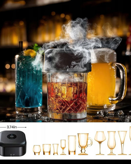 Automatinis kokteilių ir viskio rūkymo rinkinys Smart Smoker
