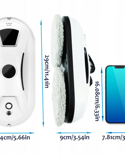 Automatinis langų valymo robotas Chovery CL1 – su nuotoliniu valdymu ir vakuumine sistema