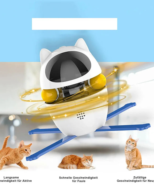 Automatinis lazerinis žaislas katėms su 3 režimais interaktyvus Smart Cat žaislas