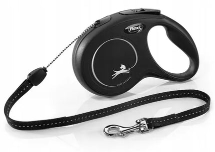 Automatinis pavadėlis FLEXI New Classic S, virvė 8 m – šunims iki 12 kg