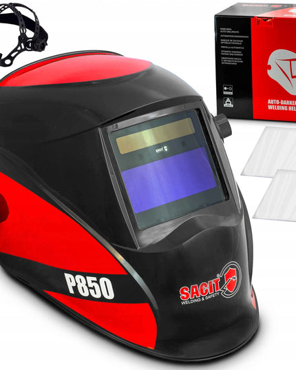 Automatinis savaime užtemstantis suvirintojo skydelis SACIT TRAFIMET P850 TRUE COLOR