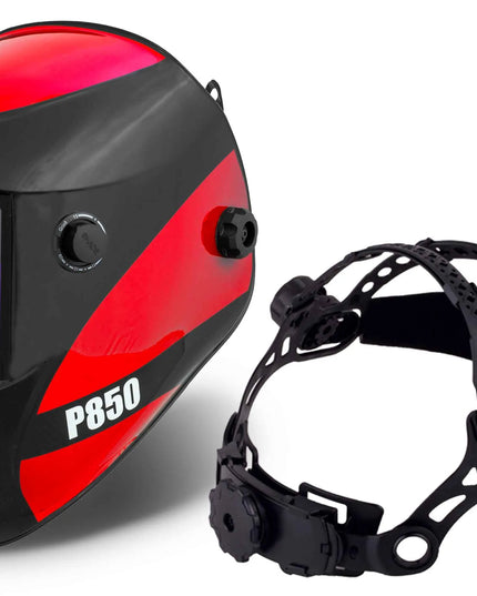 Automatinis savaime užtemstantis suvirintojo skydelis SACIT TRAFIMET P850 TRUE COLOR