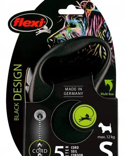 Automatinis šunų pavadėlis Flexi Black Design S 5 m