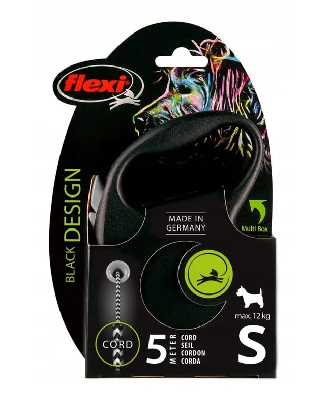 Automatinis šunų pavadėlis Flexi Black Design S 5 m