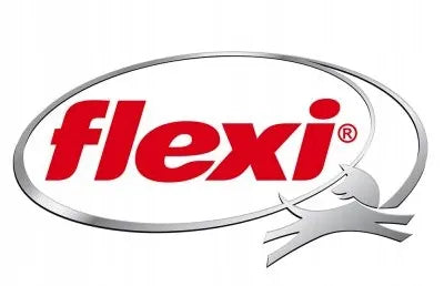 Automatinis šunų pavadėlis Flexi Black Design, virvelinis, S dydis, 5 m/12 kg, juodas su mėlynais elementais