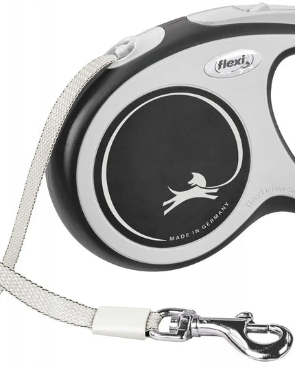 Automatinis šunų pavadėlis FLEXI New Classic, juostinis, XS, juodas, 3 m