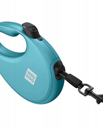 Automatinis šunų pavadėlis su maišelių dėtuve, atspindintis šviesą, dydis S, iki 12 kg