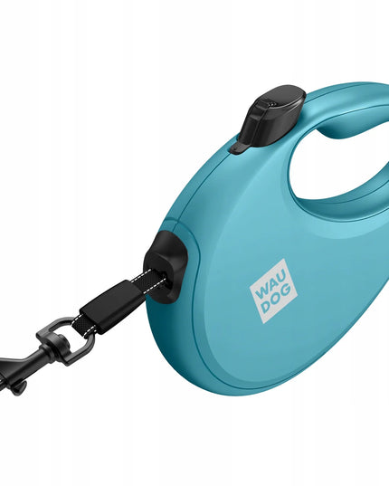 Automatinis šunų pavadėlis su maišelių dėtuve, atspindintis šviesą, dydis S, iki 12 kg