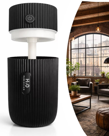 Automobilinis oro drėkintuvas, kvapų difuzorius, USB, naktinė RGB lemputė