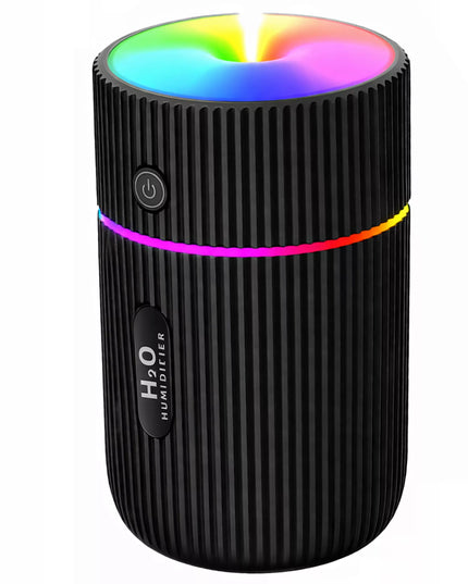 Automobilinis oro drėkintuvas, kvapų difuzorius, USB, naktinė RGB lemputė