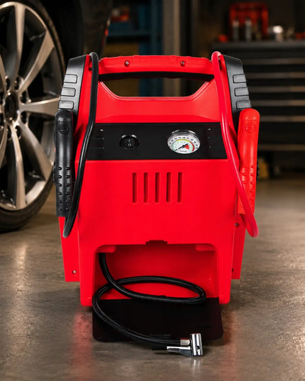 Automobilinis paleidiklis (Jump Starter) su kompresoriumi ir Powerbank 5-in-1, 12V 20000mAh, BLOW