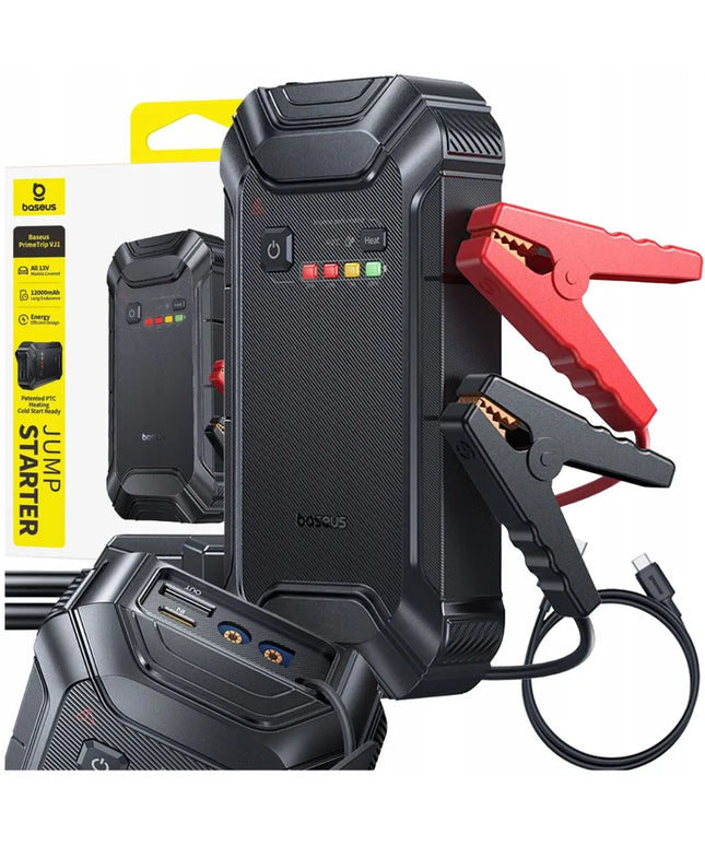 Automobilinis paleidimo įrenginys BASEUS PrimeTrip VJ1 12000mAh 5000A IP55