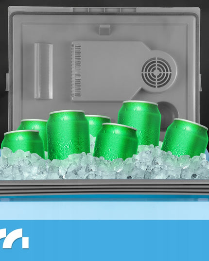 Nešiojamas automobilinis šaldytuvas-šildytuvas 30L Maltec – 12V/230V, vėsina ir šildo, idealiai kelionėms, stovyklavimui, automobiliui