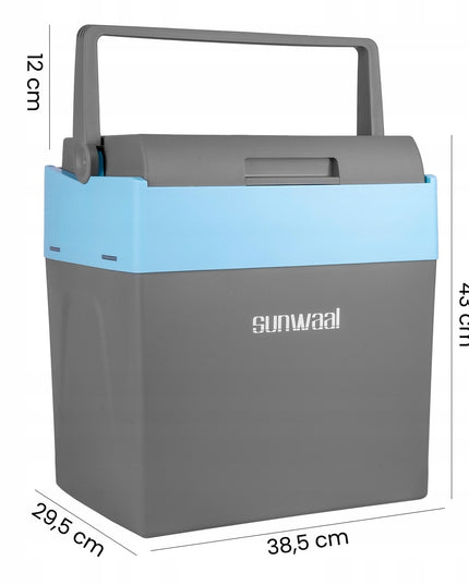 Nešiojamas automobilinis šaldytuvas-šildytuvas 30L Maltec – 12V/230V, vėsina ir šildo, idealiai kelionėms, stovyklavimui, automobiliui