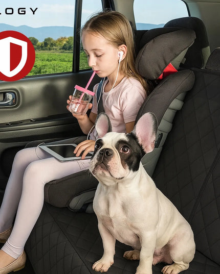 Automobilinis šunų kilimėlis sėdynei ir bagažinei, vandeniui atsparus