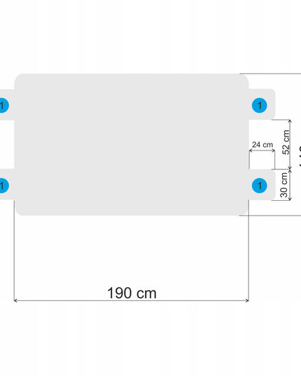 Automobilinis šunų sėdynės uždangalas 190x140 cm - Kilimėlis automobiliui